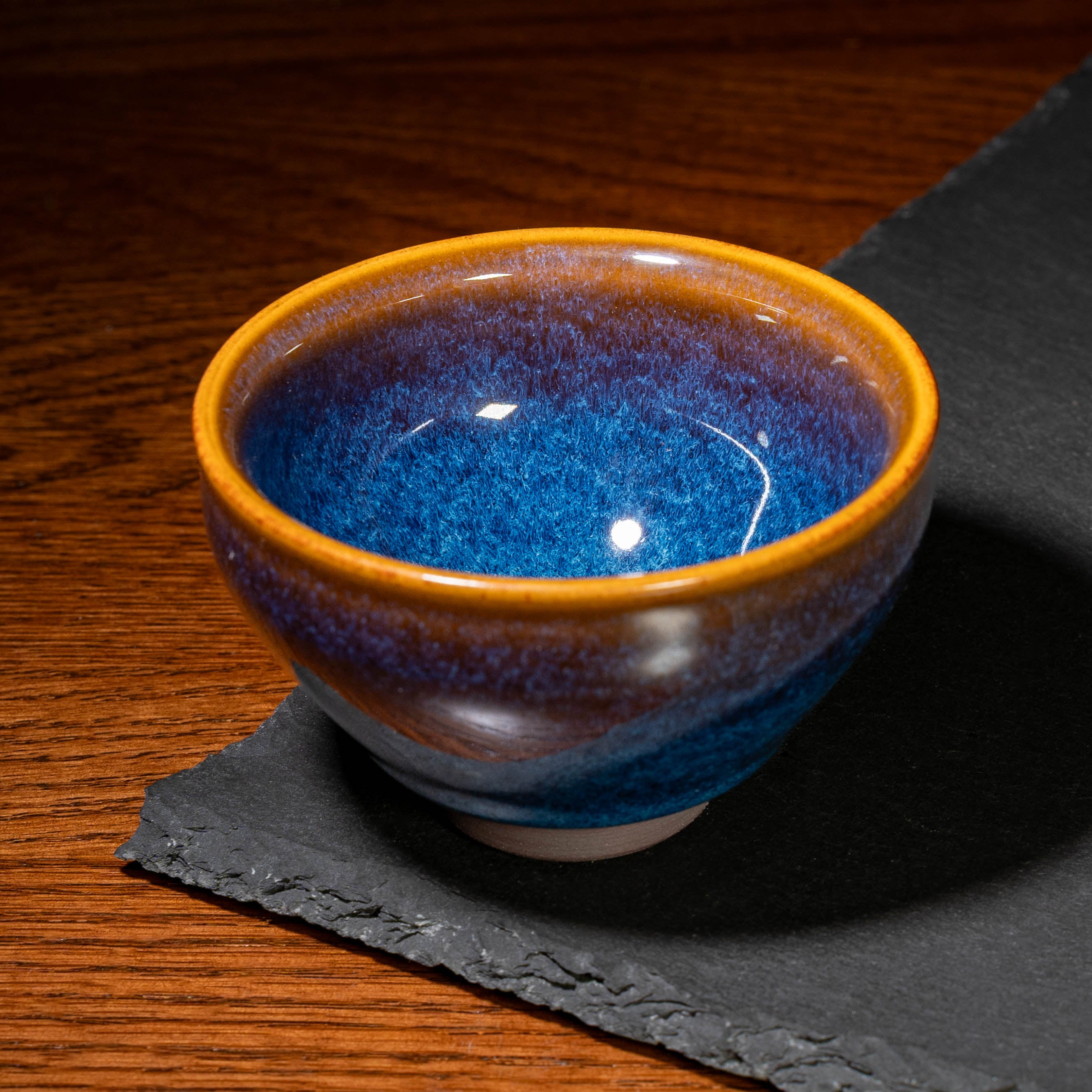 Azul Absoluto  Casa Aurea  Copa para Mezcal y Tequila  Esmalte Liso